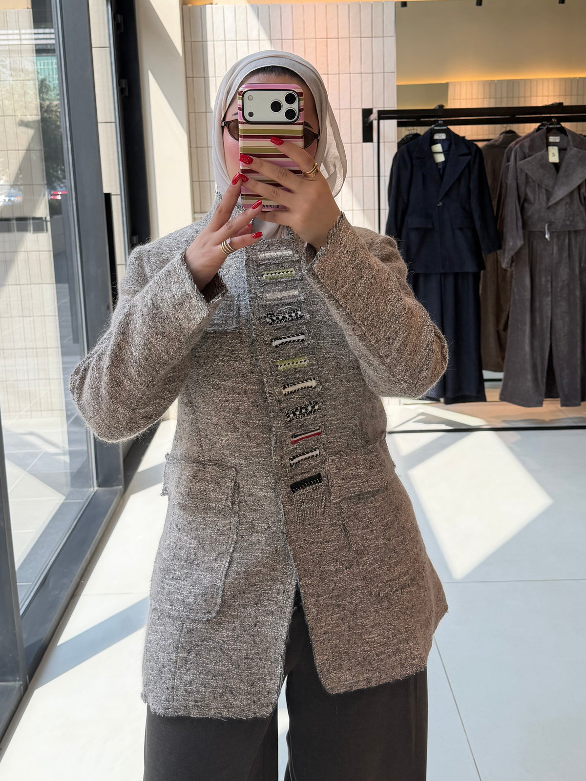 WINTER WOOL GRAY COAT