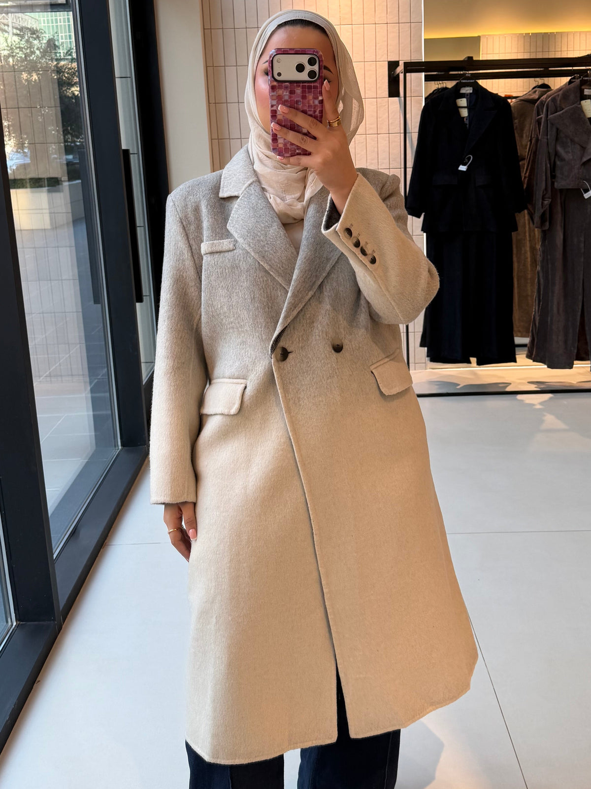 WINTER WOOL OMBRÉ GREY