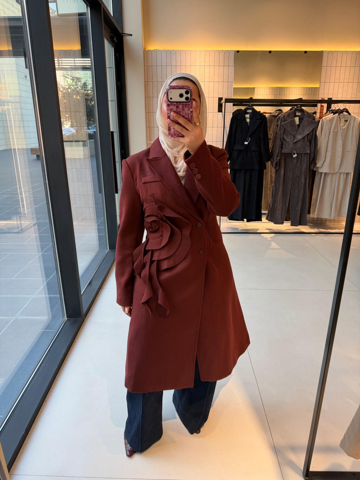 WINTER WOOL LONG BLAZER