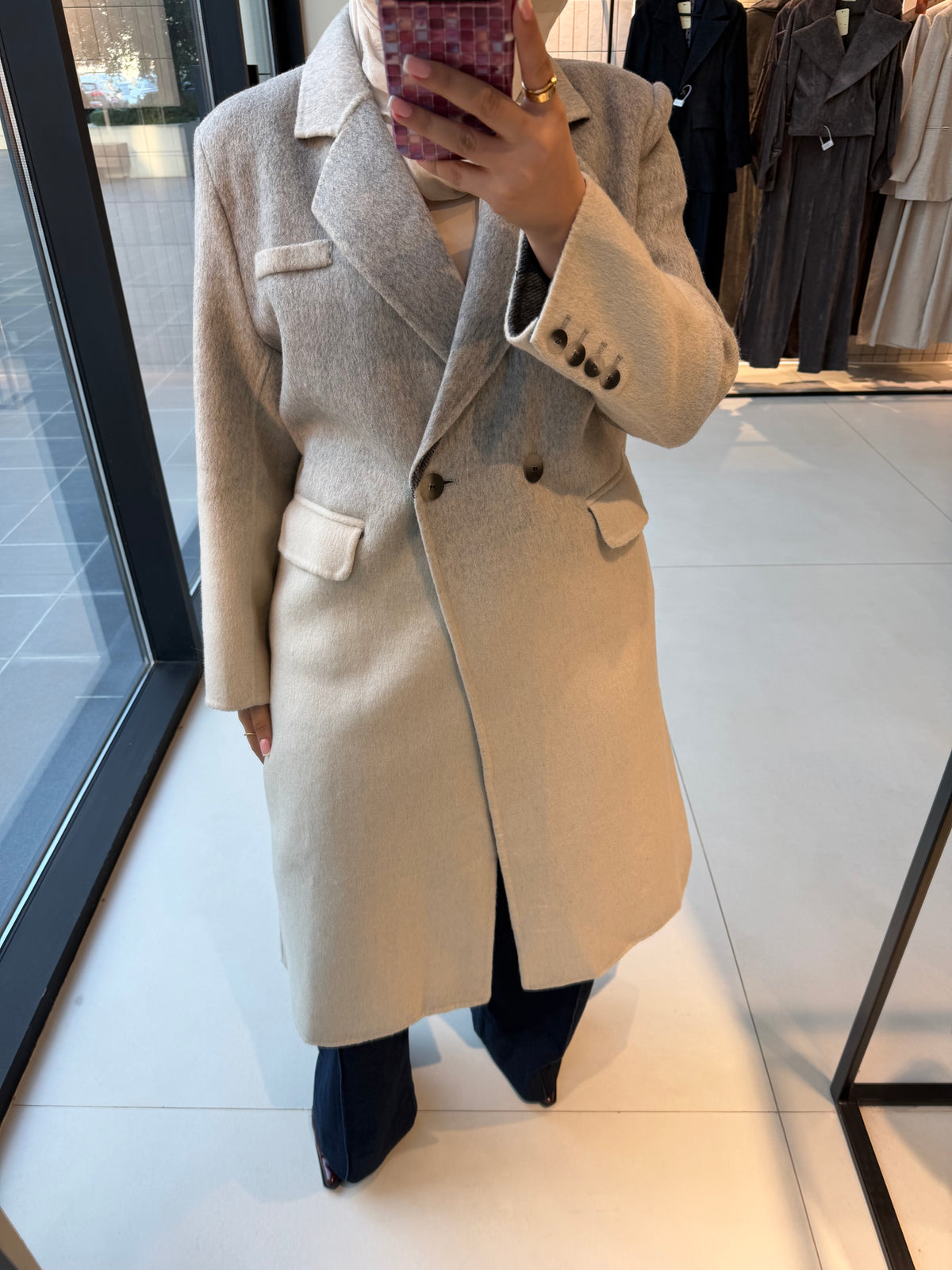 WINTER WOOL OMBRÉ GREY