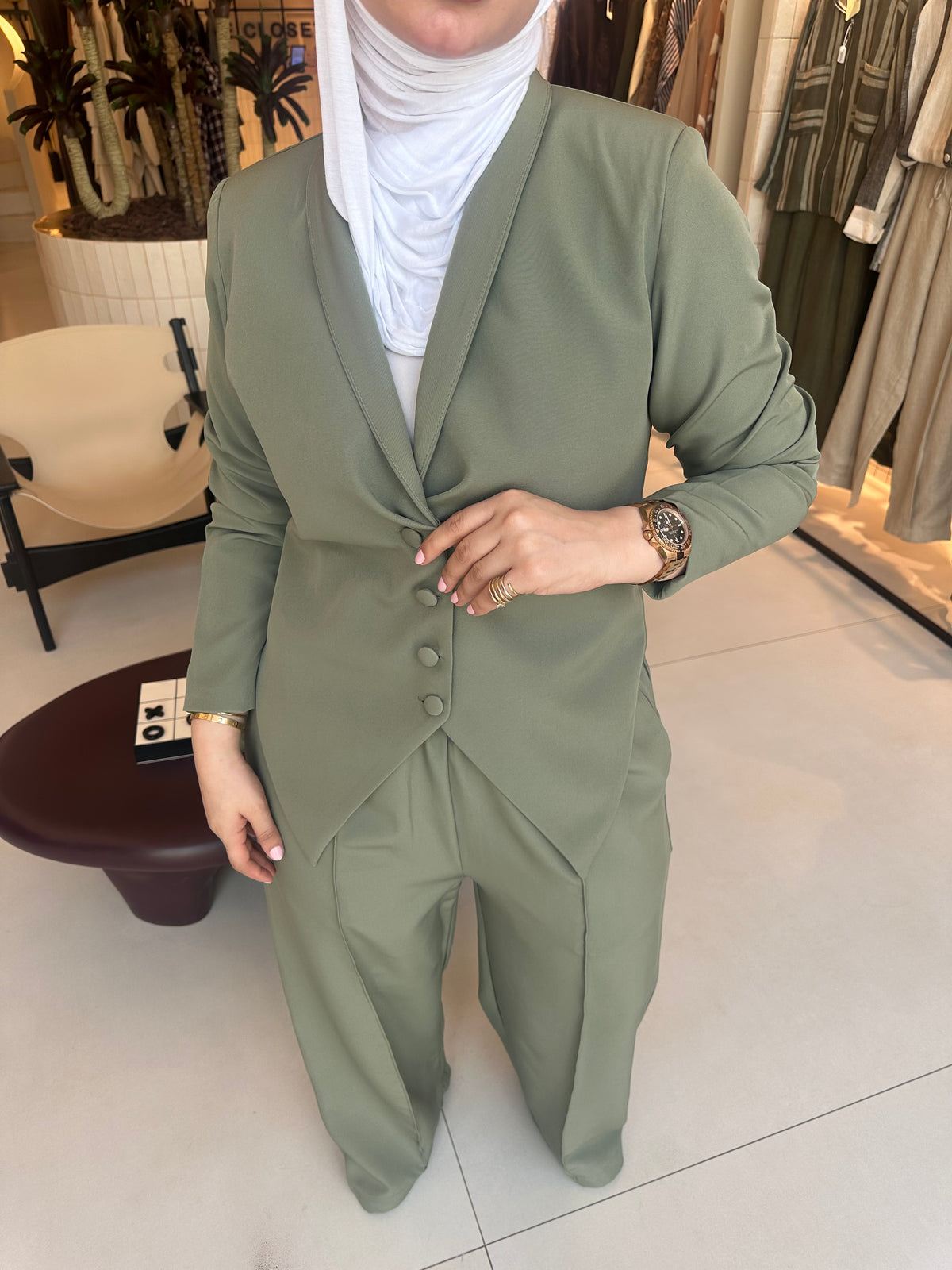 OLIVE GREEN CLASSIC SET
