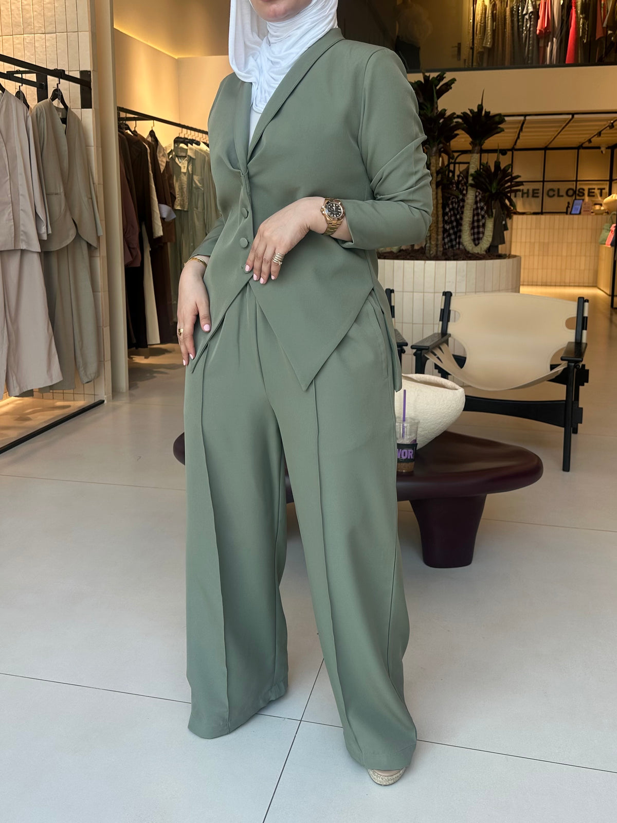 OLIVE GREEN CLASSIC SET