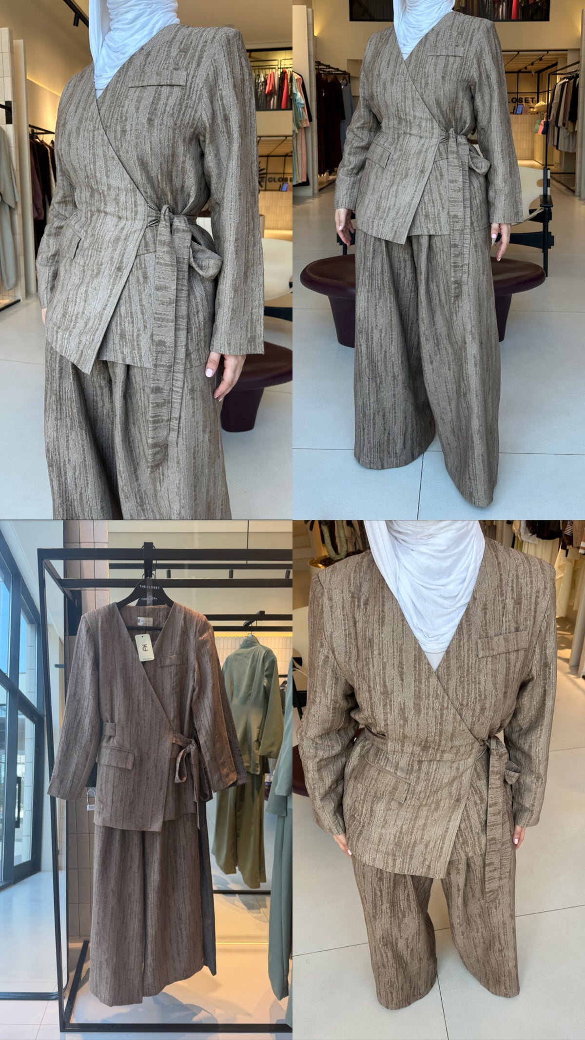 BEIGE / GRAY SET