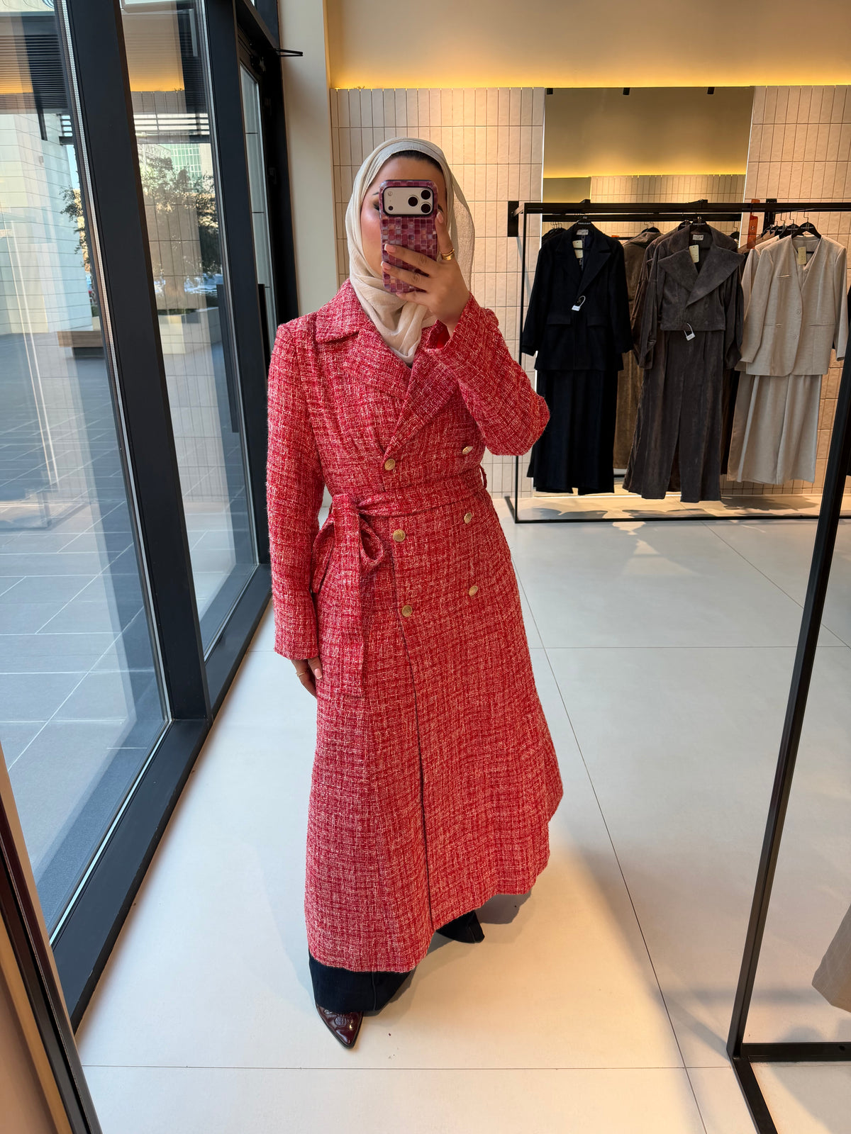 WINTER CHANNEL CLASSIC RED/PINK