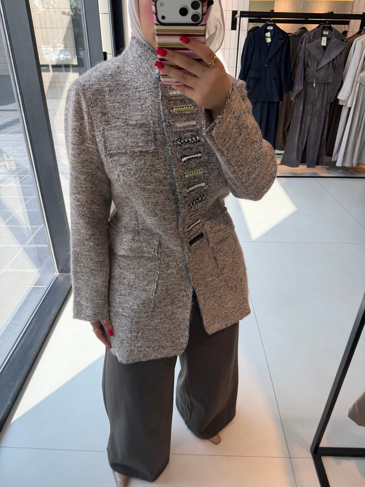 WINTER WOOL GRAY COAT