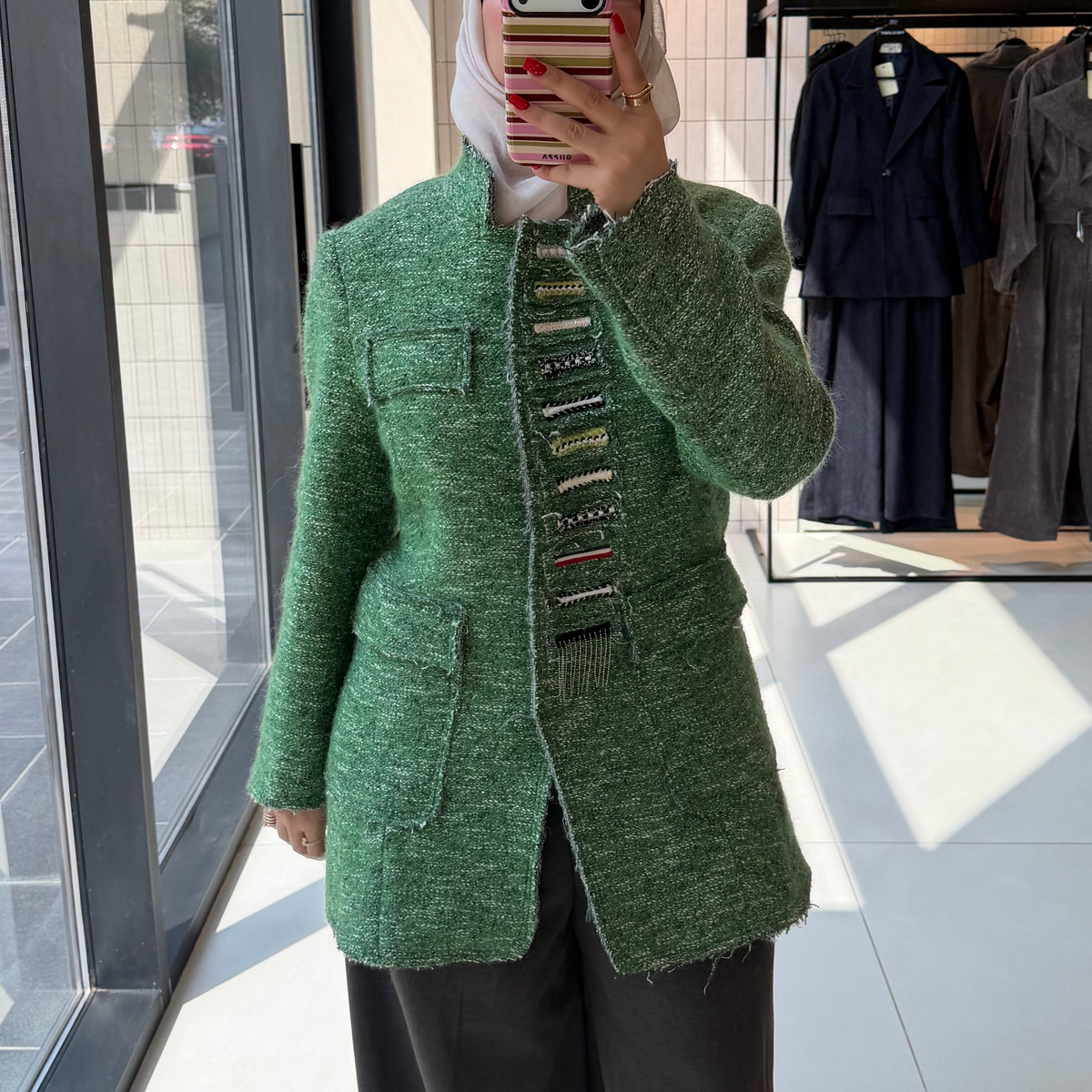 WINTER GREEN COAT