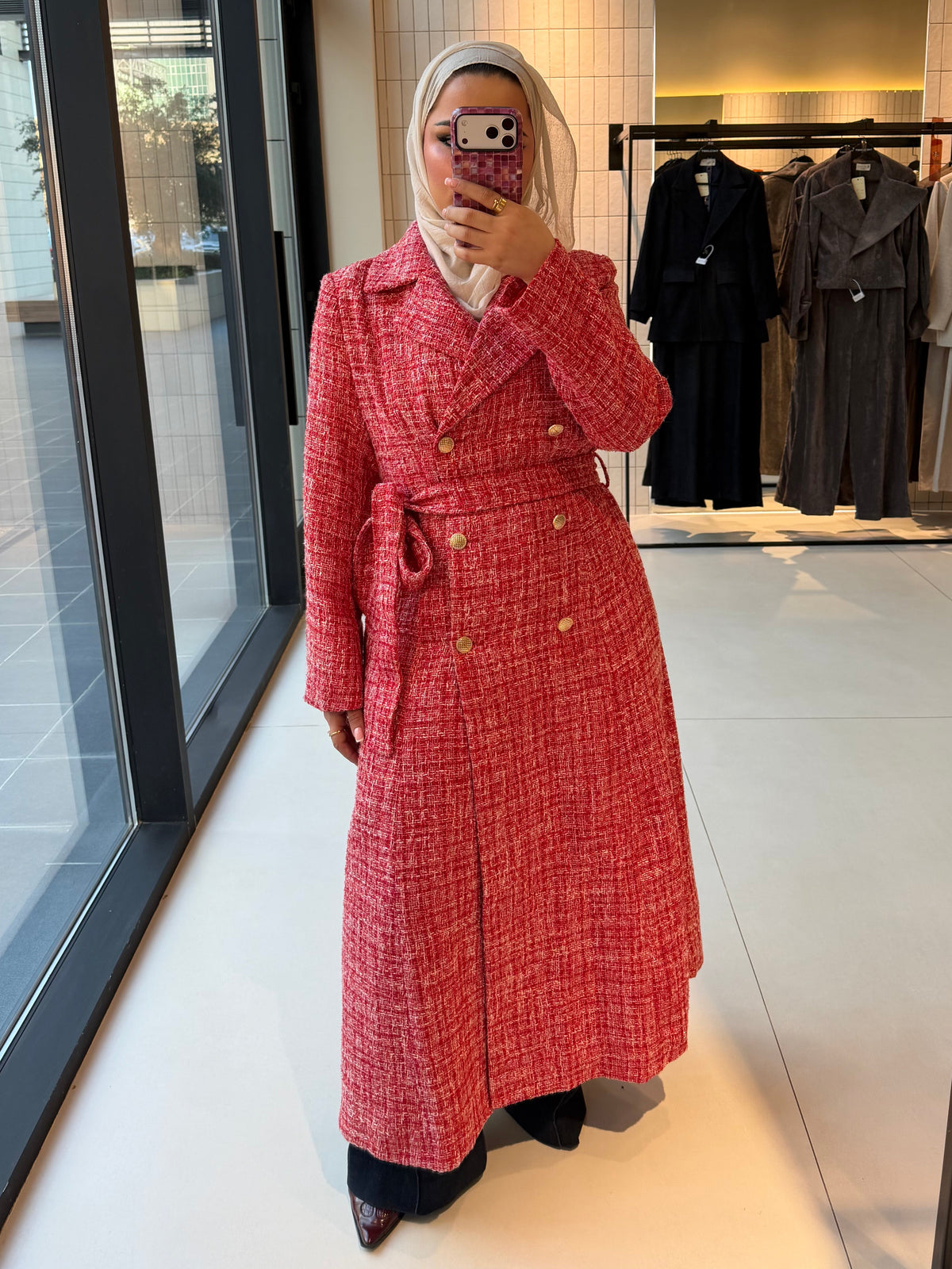 WINTER CHANNEL CLASSIC RED/PINK