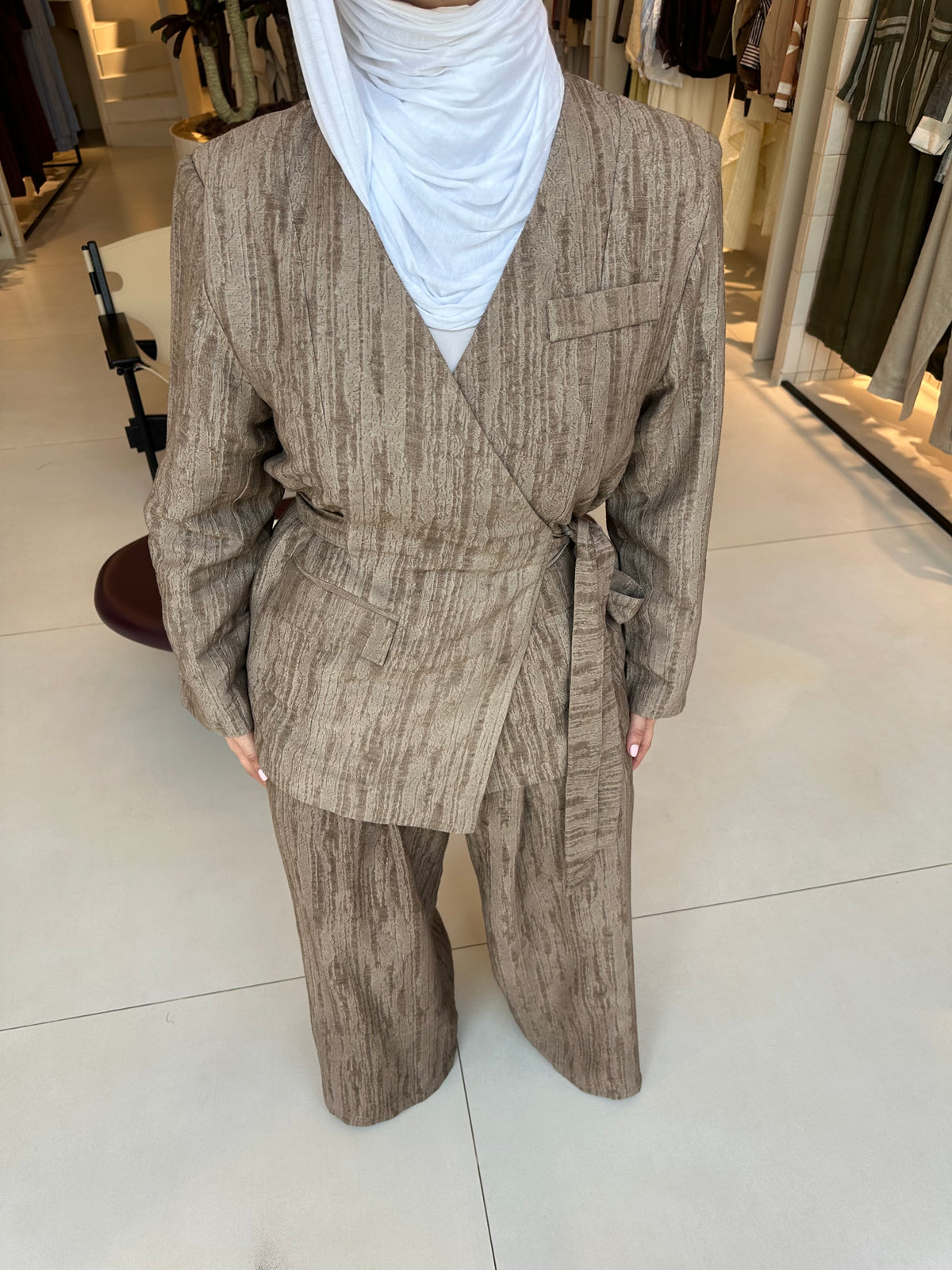BEIGE / GRAY SET