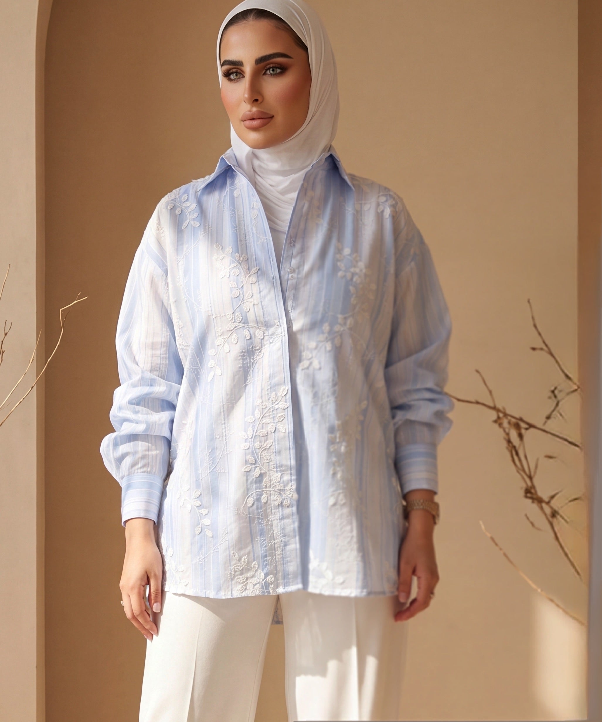 Blue Bloom Shirt