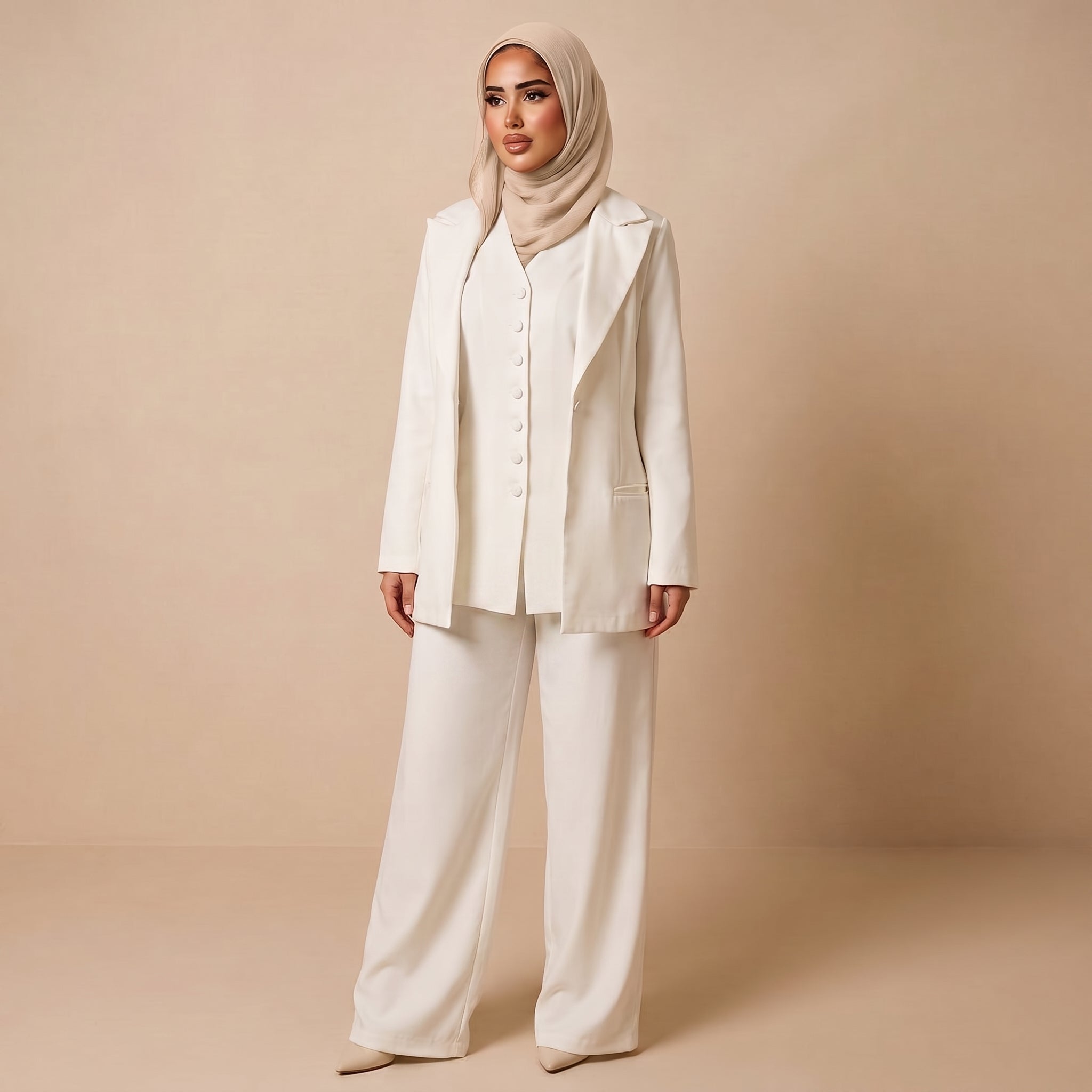 Three Tailored Set OFFWHITE