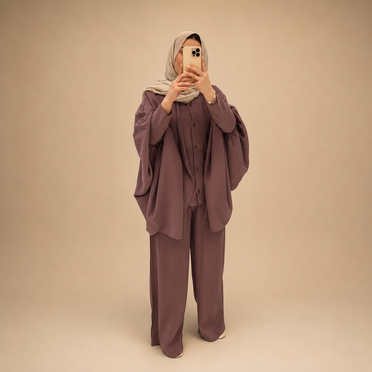 Dusty Rose Drape Set