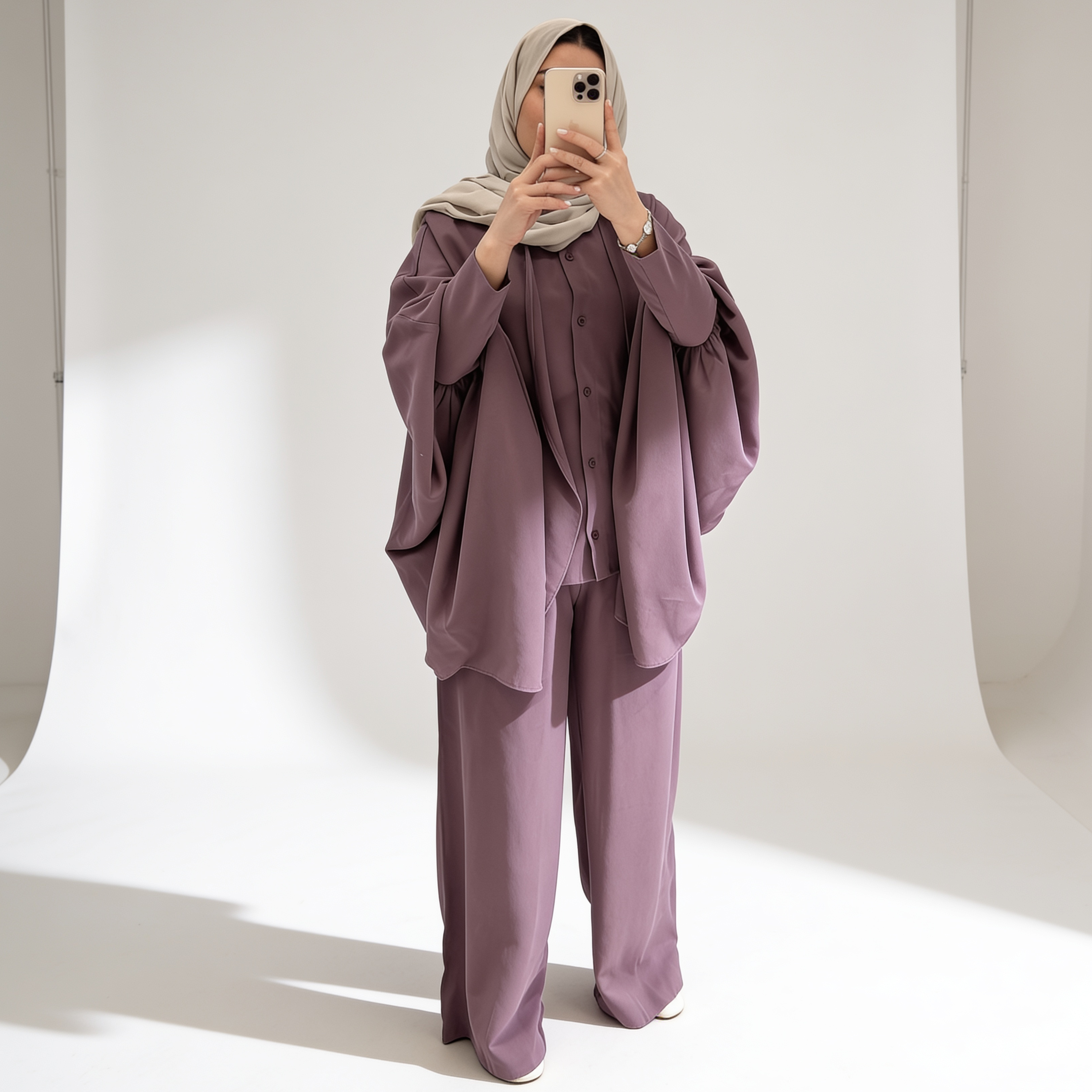 Dusty Rose Drape Set