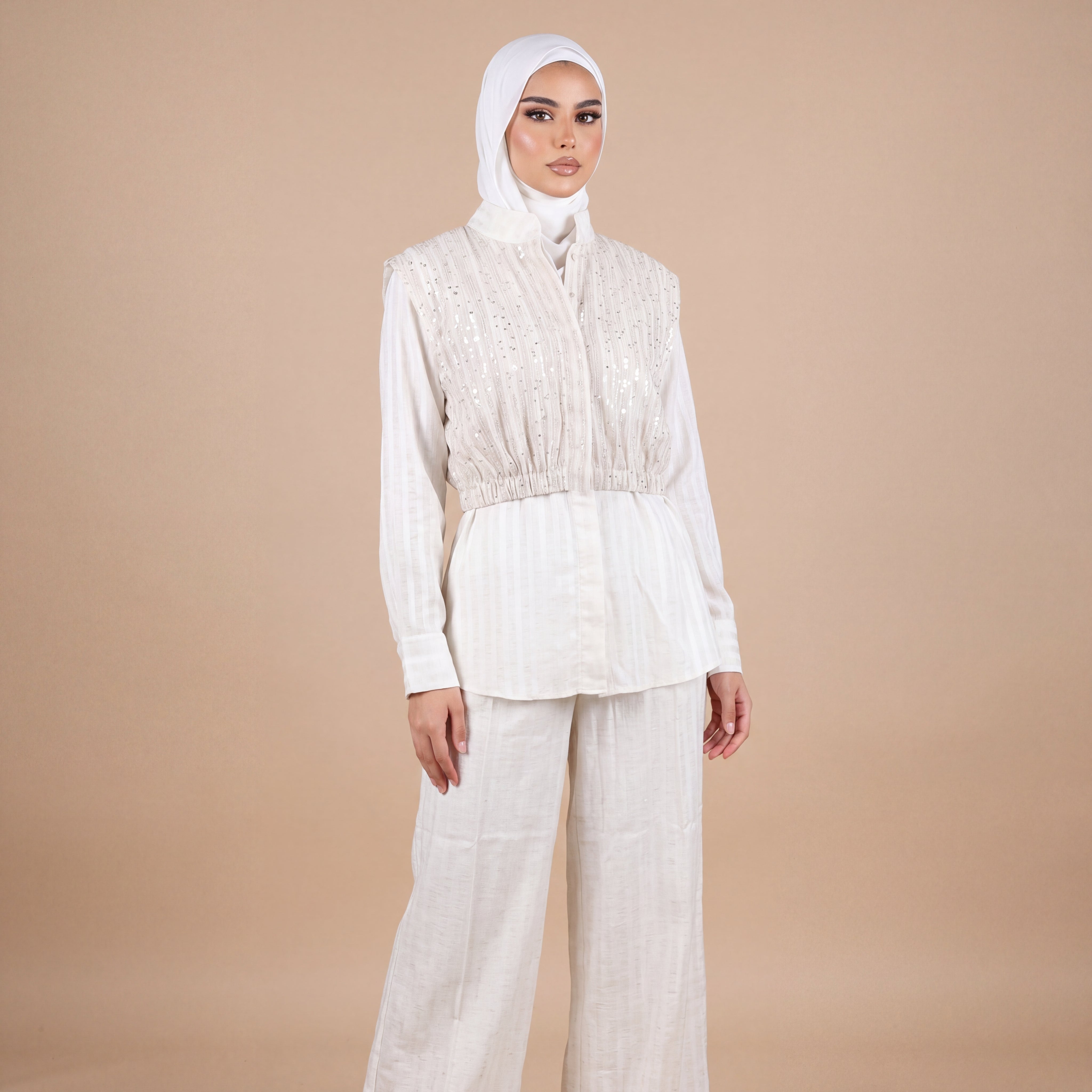 BEIGE LINE SET